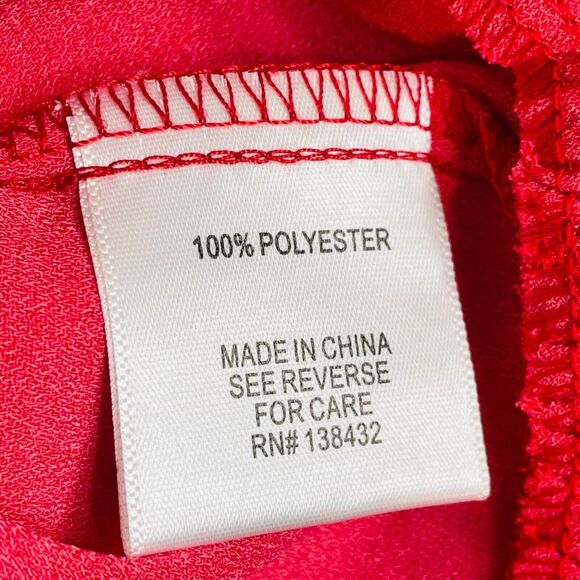 ModCloth Red White Cherry Ruffled Wrap Skirt Size 2 NWT - Picture 8 of 9